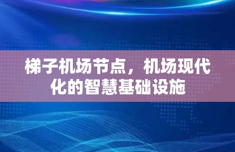 梯子<strong>机场节点</strong>，机场现代化的智慧基础设施