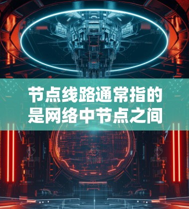 节点线路通常指的是网络中节点之间的连接和共享的网络设备。在不同的网络环境中，节点线路的定义可能会有所不同