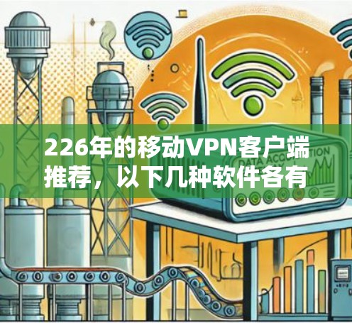 226年的移动VPN客户端推荐，以下几种软件各有优缺点，供您参考