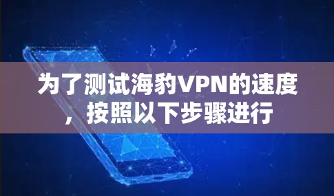 为了测试海豹VPN的速度,按照以下步骤进行 为了测试海豹VPN的速度,按照以下步骤进行