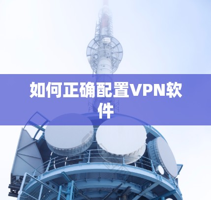 如何正确配置VPN软件